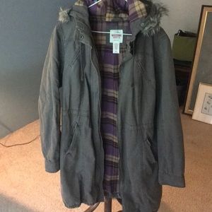 XXL Mossimo Jacket with removable furry hood piece